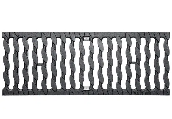 PolyChannel - Ductile Iron Oval Slotted Grate